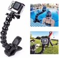 thumbnail image 3 of Montura de abrazadera flexible Jaws + agarre de brazo con collar de unión de 8 piezas Monopod para GoPro Hero11/10/9/8 Silver White Fusion Crosstour Campark Yi 2k New Apeman Tectectec Actio, 3 of 5