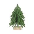 thumbnail image 1 of Tabletop Mini Christmas Tree Flocked Christmas Tree Miniature Tree Ornament Artificial Christmas Tree for Shelf Fireplace without Snow Size M, 1 of 8