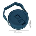 thumbnail image 6 of sunsanly 30Oz Tumbler Replacement Lid with Straw Dust Proof Stopper Spill Resistant Rubber Ring Straw Reusable Cup Lid, 6 of 8