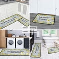 thumbnail image 3 of Lemon Kitchen Rugs Decor Set of 2s Set Lemon Kitchen Mat Washable Runner Rug 17"x47"+17"x23", 3 of 5