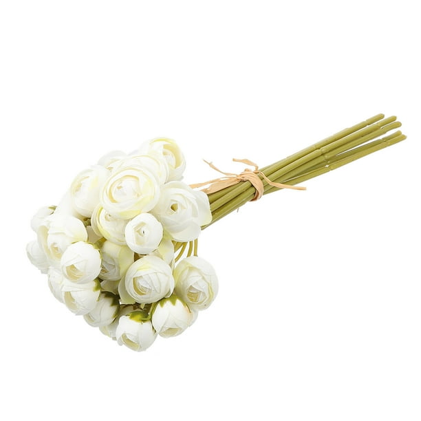 1 Paquete de flor delicada Hogar Sala de estar Decorativo Falso Ramo de Bouquet Adorno