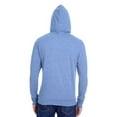 thumbnail image 2 of Threadfast Apparel Unisex Triblend Full-Zip Light Hoodie XS NAVY TRIBLEND, 2 of 2