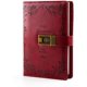 thumbnail image 1 of Lock Diary Leather Locking Journal Writing Notebook Vintage Lock Planner Agenda Personal Diary Wine Red Zhivalor CZBG-HY76, 1 of 1