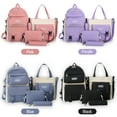 thumbnail image 2 of Four-piece Set Backpack Large Capacity Trendy Casual Bag Backpack Set, 2 of 5