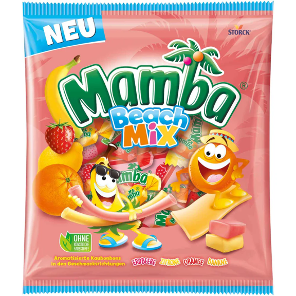 MAMBA fruit chewy candy BEACH BITES ( European edition) 160g/5.64 oz
