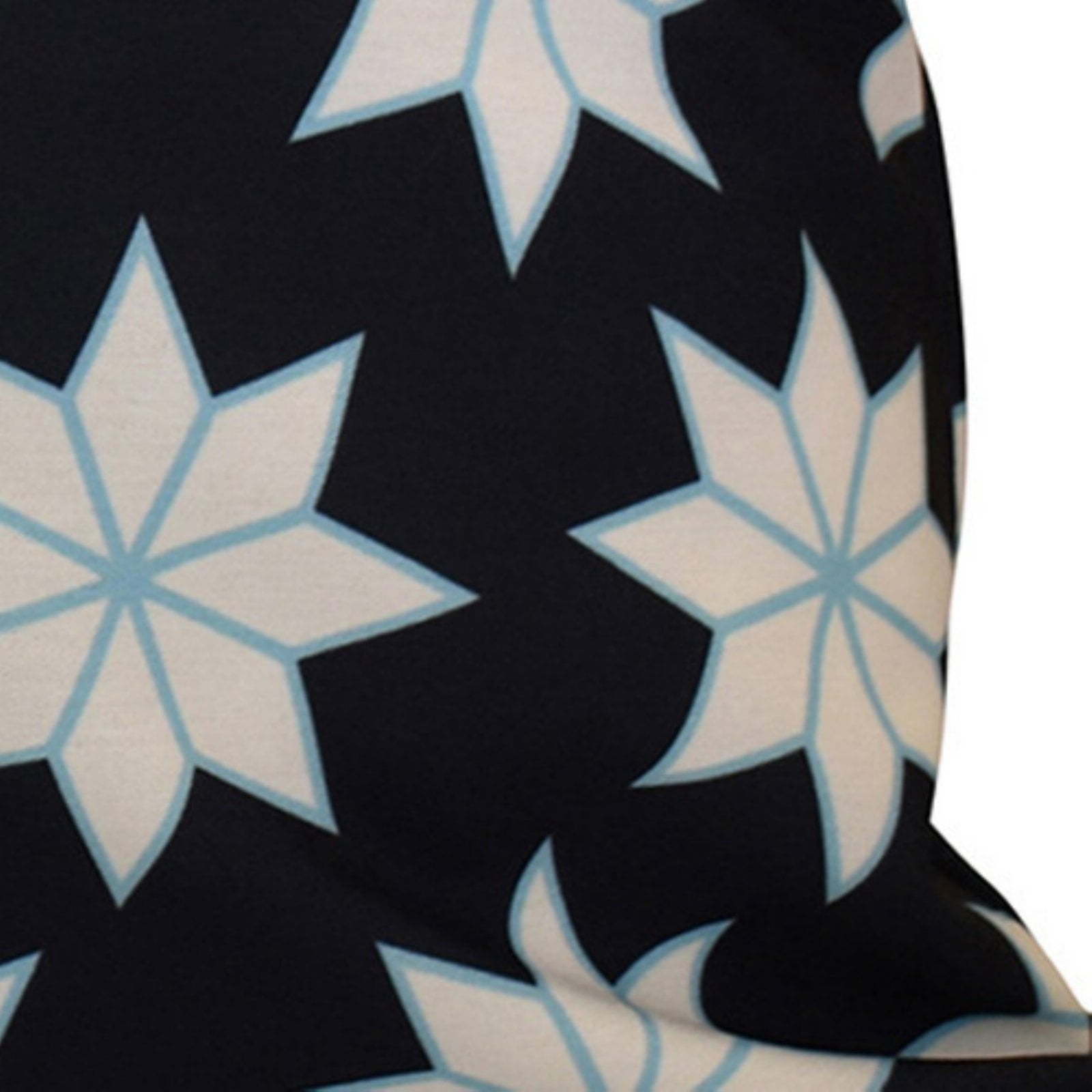 Simply Daisy 16" x 16" Christmas Stars 2 Geometric Print Outdoor Pillow