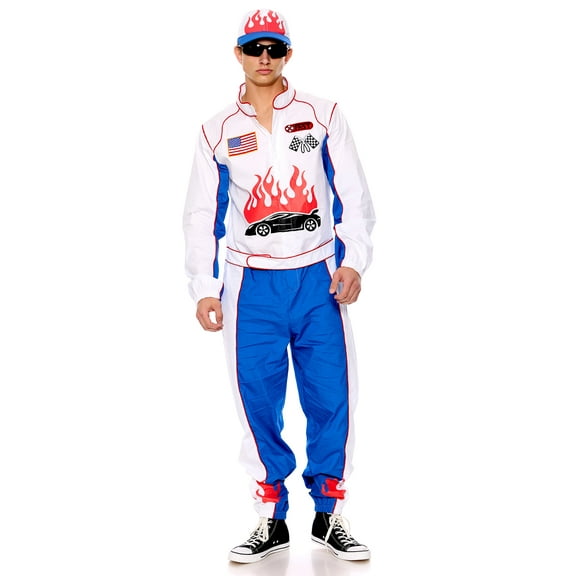 Adult Men's Formula Won  Racer Costume