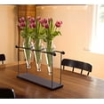 thumbnail image 2 of Danya B MC001-C Triple Flower Vase on Rustic Metal Stand, 2 of 6