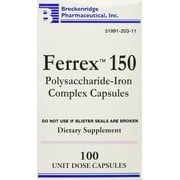 Ferrex 150 Iron Complex Capsules, 100 capsules, 1 Pack