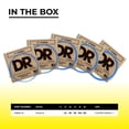 thumbnail image 4 of DR Strings NBB5-45 NEON Blue 5-String Bass Strings - Medium, 45-125, 4 of 8