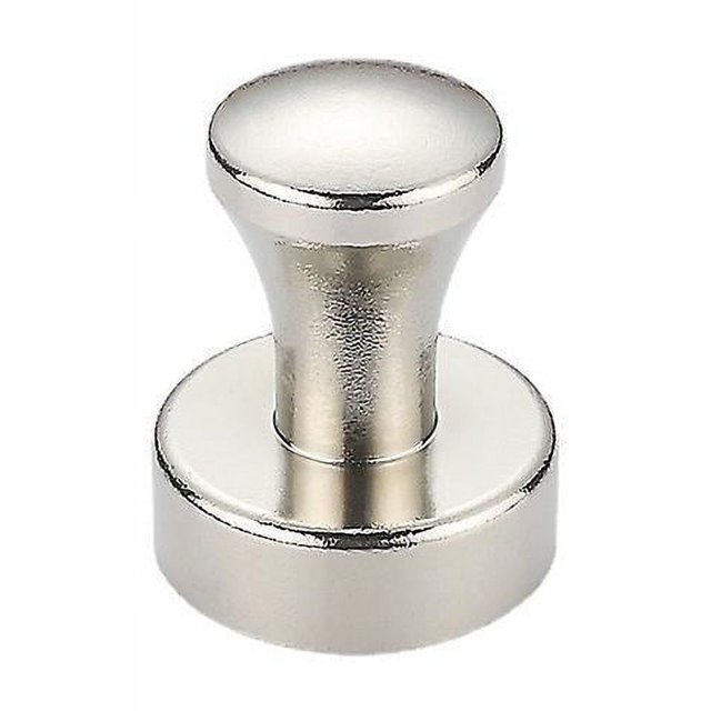 Imanes para refrigerador, imanes de empuje, paquete de 10 pines magnéticos niquelados, perfectos para refrigerador, pizarra blanca, casillero, lista de tareas pendientes, juego de mesa