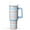Light-blue, variant on 40oz Festive Tumbler w/Handle & Straw - Stainless Steel Double Wall Insulated, Snowflake Design Holiday Gift for Adults