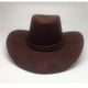 thumbnail image 4 of Sombrero de vaquero americano del oeste, sombrero de gamuza para exteriores, sombrero para montar a caballo para hombre, sombrero de vaquero de ala grande, 4 of 6