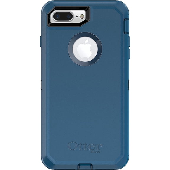 OtterBox DEFENDER SERIES Case for iPhone 8 PLUS & iPhone 7 PLUS ONLY - Retail Packaging - BESPOKE WAY BLAZER BLUE/STORMY SEAS BLUE