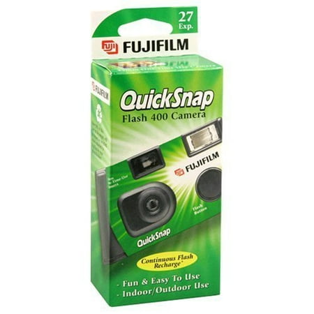 Fujifilm QuickSnap Flash 400 Disposable 35mm Camera 27 exposures