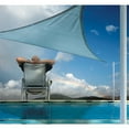 thumbnail image 3 of ShelterLogic 12 x 12 ft Sea Blue Shade Sail Triangle - Heavyweight (Attachment Point/Pole Not Included), 3 of 4