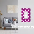 thumbnail image 5 of Disketp Purlpe And White Polka Dot Decorative Light Switch or Outlet Wall Plate with Safety Cover-Style U, 5 of 6