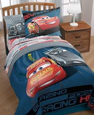 Disney Pixar Cars Boys Microfiber Twin Comforter Franco 0-08034588-7