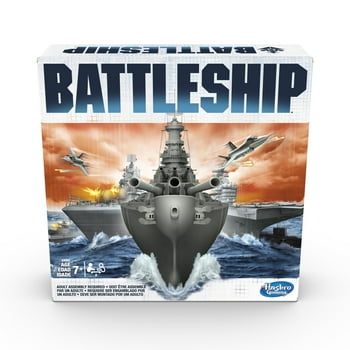 Battleship Classic Board Game Strategy Game Ages 7 and Up, For 2 Players