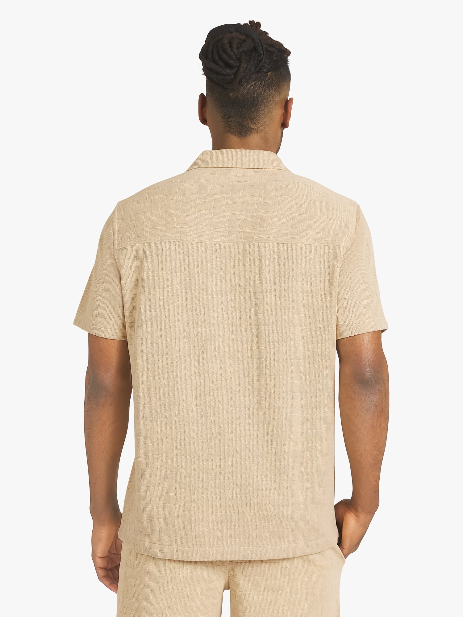 Dogg Supply by Snoop Dogg Big Men's Jacquard Knit Shirt, Sizes 4XL - 5XL