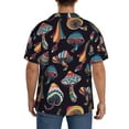 thumbnail image 3 of Kdxio Men'S Hawaiian Shirt For Men Short Sleeve Shirt Colorful Mushrooms Summer Casual Holiday Beach Button Down T-Shirts, 3 of 5
