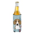 thumbnail image 2 of Caroline's Treasures BB1735MUK Winter Holiday Beagle Ultra Beverage Insulators for slim cans , Slim Can, multicolor, 2 of 3