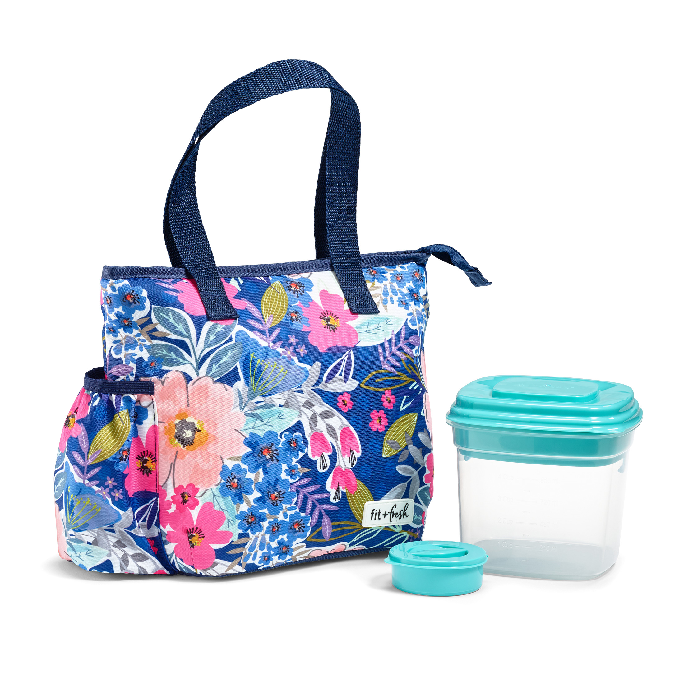 Fit + Fresh Insulated Lunch Bag for Women , Leak Proof Lunch Box for Work, School or Weekend 
