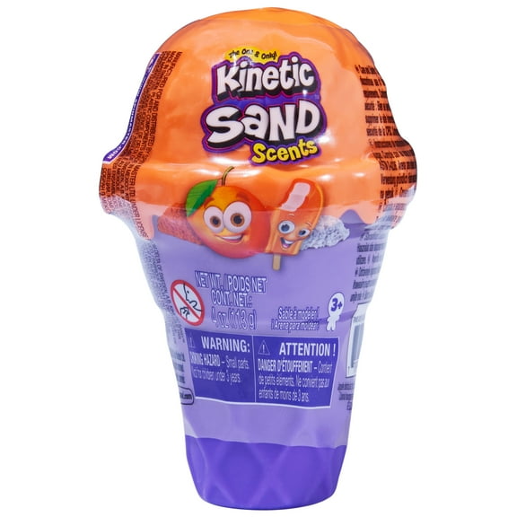 Kinetic Sand Scents, 4oz Orange Cream Ice Cream Cone Container