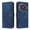 Blue, variant on Case for Cubot A30 Pu Leather Rfid Blocking Card Slots Cover Magnetic Closure Flip Folio Wallet