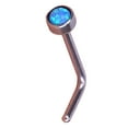 thumbnail image 4 of Langgg Nez Goujons Style Simple Femme Dressing Orner Mode Décor Accessoire en Acier Inoxydable en Forme de L Bijoux Vis Broche Type 1 Type12 NO12, 4 of 6