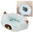 thumbnail image 1 of Cat Tunnel Bed, Cat Tunnel Round Comfortable Foldable Fleece 3 Way  For Home For Kitten, 1 of 8