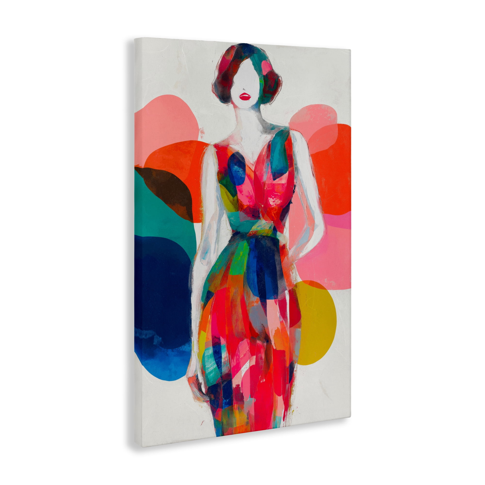 Stupell Industries Deco Fashion Woman Canvas Wall Art, design by Chromatic Storm Studio