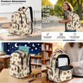 thumbnail image 3 of Garronmavis Cream Vintage Western Cowboy Wagon Horse Backpack Bundle, 17 Inch Retro Wild West Casual School Bookbag Including Lunch Bag, Stationery Pouch and Water Bottle Carrier, 3 of 8