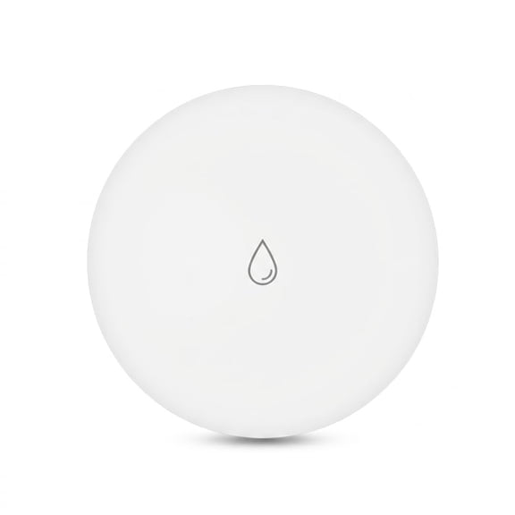 Toyanc Tuya ZigBee Smart Water Leak Sensor with Built-in Alarm, IP54 Water-Resistant Flood Detector, App Notification & Remote Monitoring, Compatible with Alexa & Google Home (ZigBee Hub Required)