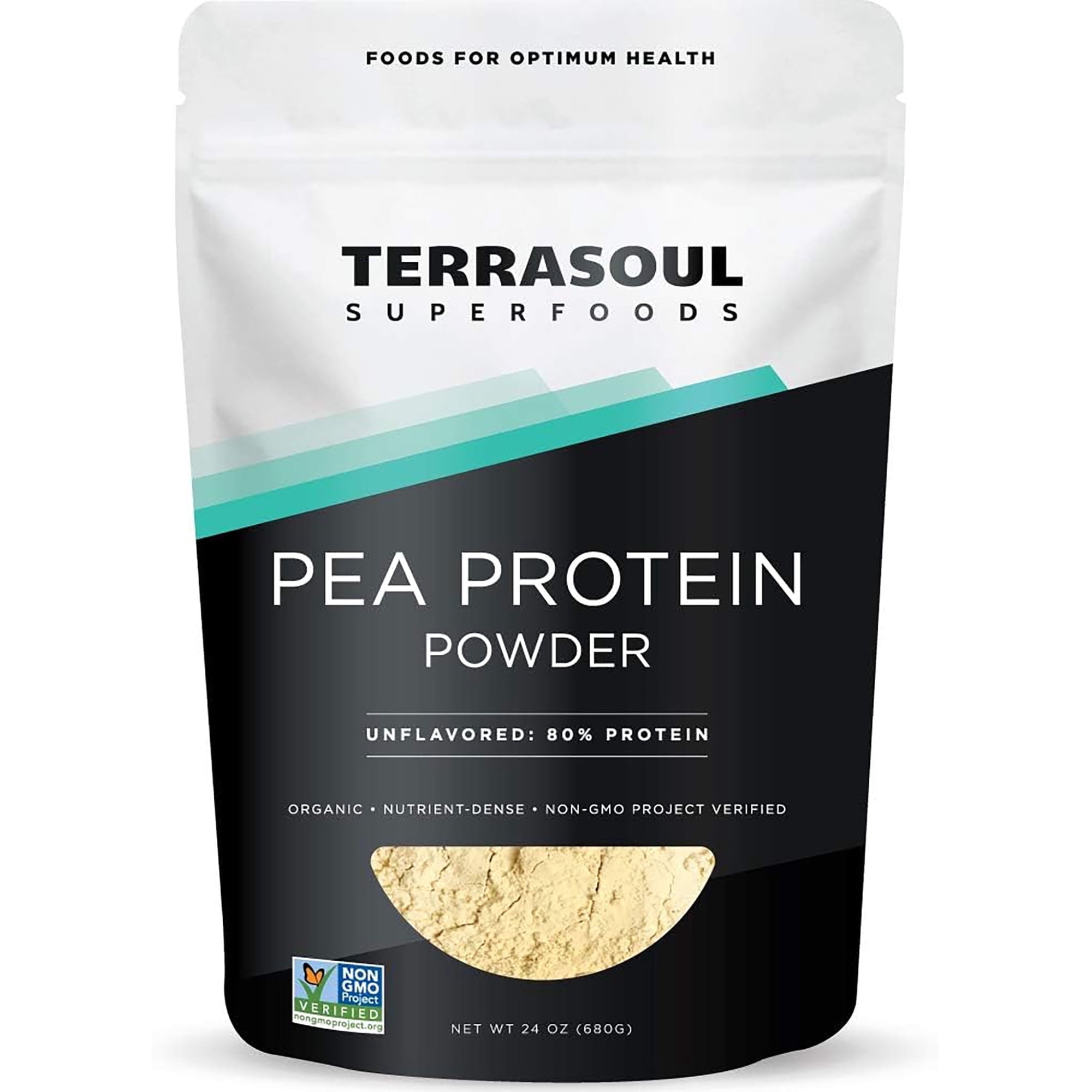 Terrasoul Superfoods Organic Pea Protein, 1.5 Lbs - European Sourced | Unflavored | Smooth Texture