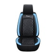 thumbnail image 2 of Tuqiang 2pcs Covers for the front car seat for Chevrolet for impala 2006-Present 2 Seats Waterproof Soft Front Rear Cushion Protector Black and Blue, 2 of 7
