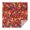 Red Orange Mushroom, variant on Red Mushroom Leaf Green Pattern Square Tablecloth,Waterproof Square Table Cover,Wipeable Spillproof Washable Table Cover for Home Kitchen Party Decor 42"X42"(107x107cm)