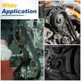 thumbnail image 6 of S5M Open Ended Timing Belt, 10mm Width x 2 Meter Length, 5mm Pitch Length, White, 6 of 6