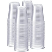 GUSTO 12 Oz Plastic Drinking Cups Disposable Clear Cups for Party, 240-Pack