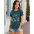 thumbnail image 6 of KimSoong Women Be Kind Graphic Tees Teacher Shirts Funny Inspirational Blessed Short Sleeve T-Shirts, 6 of 12