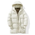 thumbnail image 2 of Men's Winter Coat Insulated Coat With Detachable Hood Heavy Duty Cold Weather Jacket Commute, 2 of 4