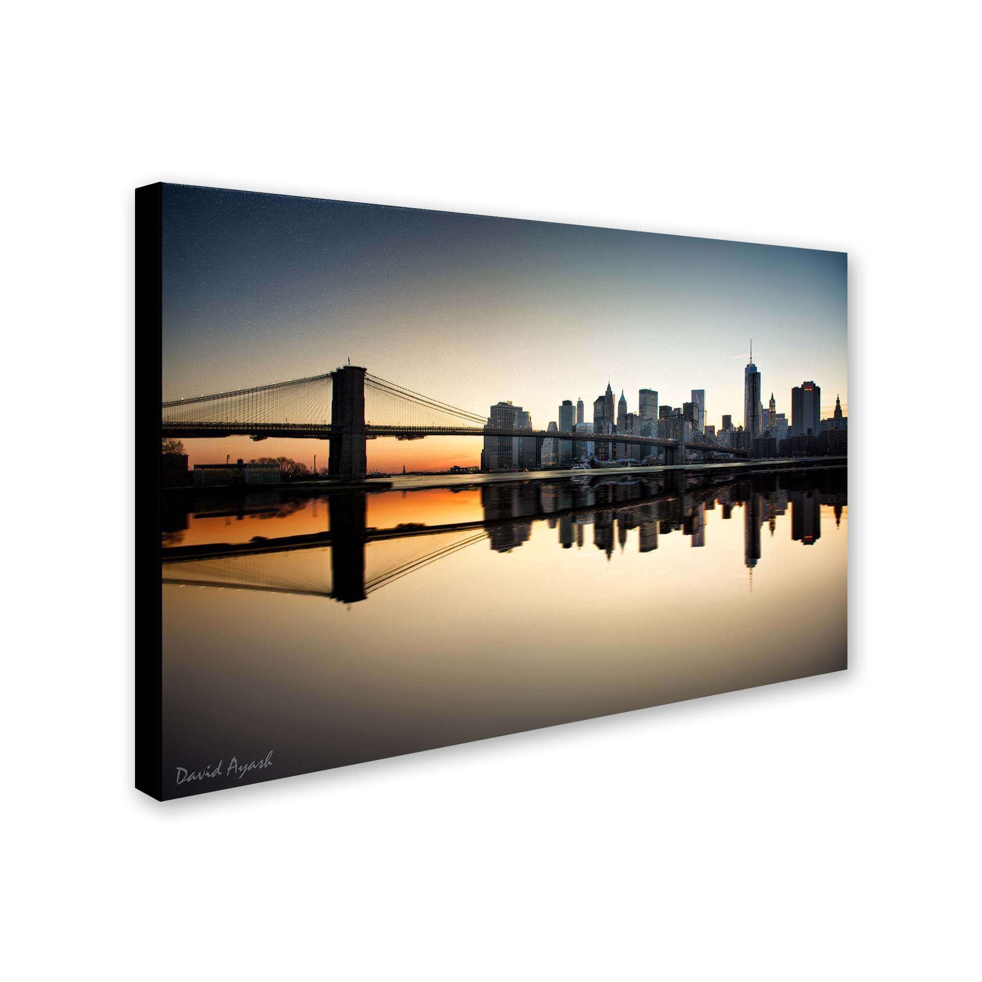 Trademark Fine Art "Downtown NY" Canvas Art by David Ayash