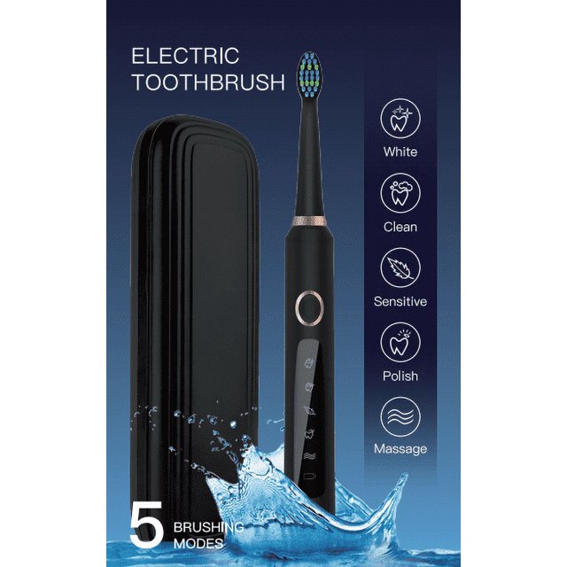 Cepillo De Dientes Eléctrico Cepillo De Dientes Sónico Cepillo De Dientes Eléctrico Cepillo De Dientes Eléctrico Cepillo De Dientes Eléctrico Sónico Cepillo De Dientes Para ANGGREK Electric Tooth Brush