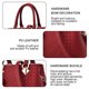 thumbnail image 3 of Bolso bandolera de PU adecuado para que las mujeres vayan a trabajar y tengan citas. Bolso de hombro de gran capacidad, 3 of 5