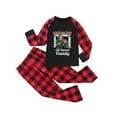 thumbnail image 2 of Mifsaly Family Matching Christmas Pajamas Sets Funny Xmas Print Pullover Sleepwear Bright and Merry Nightwear & Loose Plaid Long Pants 2025 Holiday Festival Classic Homewear, 2 of 5