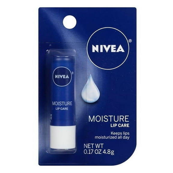 Nivea Moisture Lip Care Stick, 0.17 Oz, 6 Pack