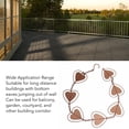 thumbnail image 3 of Heart Shape Wind Chime, Hook Installation Decorative Drainage Function Elegant Metal Rain Chain Beautiful Iron Material  For Downspout For Patio, 3 of 8
