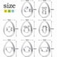 thumbnail image 2 of Cookie Cutter Easter 8Pcs - Mini Linzer Stainless Steel Biscuit Baking Cutters, 2 of 5