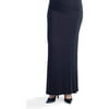 24/7 Comfort Apparel Womens Womens Fold-over Maxi Skirt