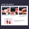 thumbnail image 2 of Presiona las uñas KISS Impress No Glue Mani «Adore You», color rojo, 2 of 9